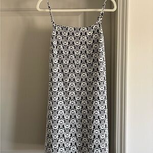 Altar'd State Black and White Mini Dress